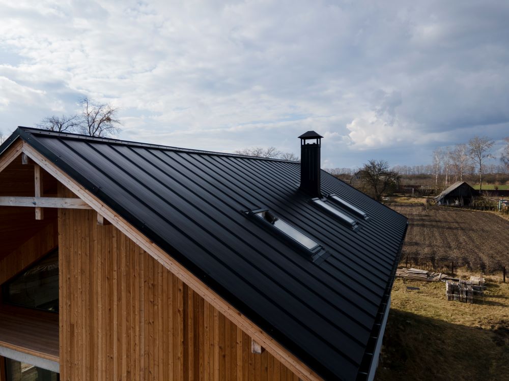 high-angle, beautiful-roof wooden house